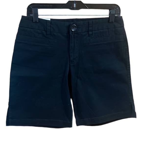 Banana Republic Factory Shorts Black 7” inseam with pockets NWT Sz 6 - Picture 12 of 13